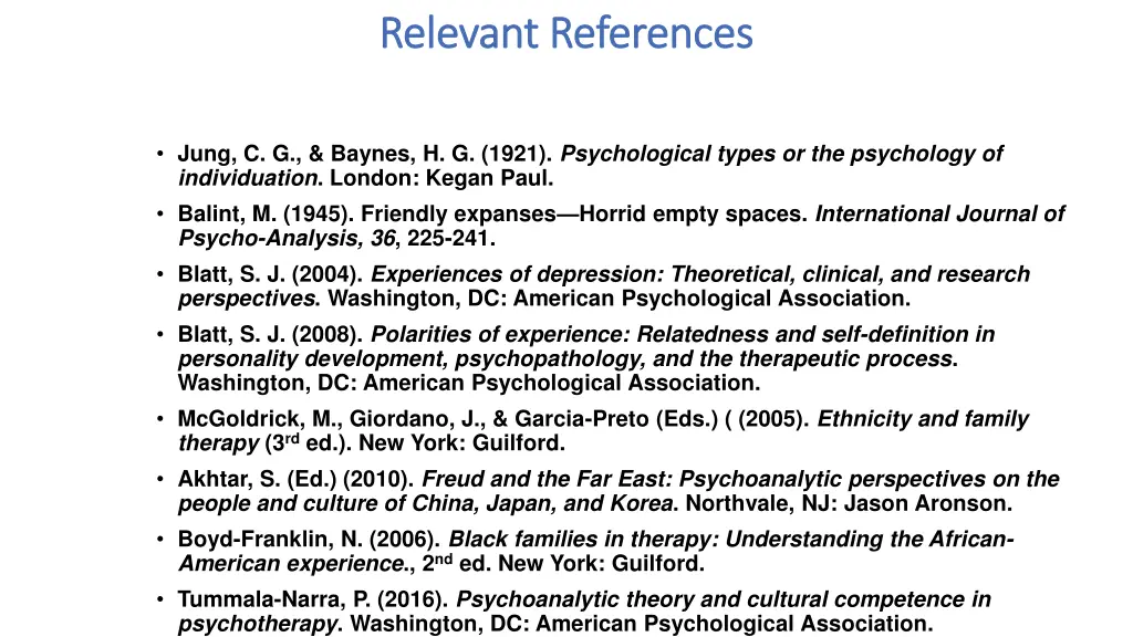 relevant references relevant references 6