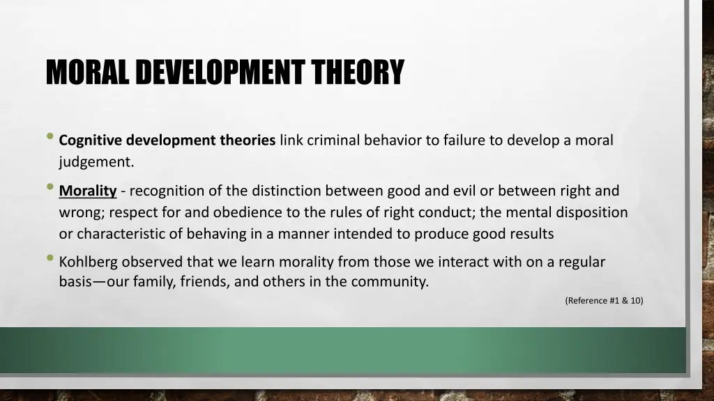 moral development theory