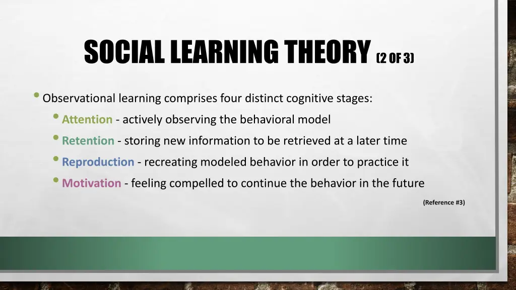 social learning theory 2 of 3