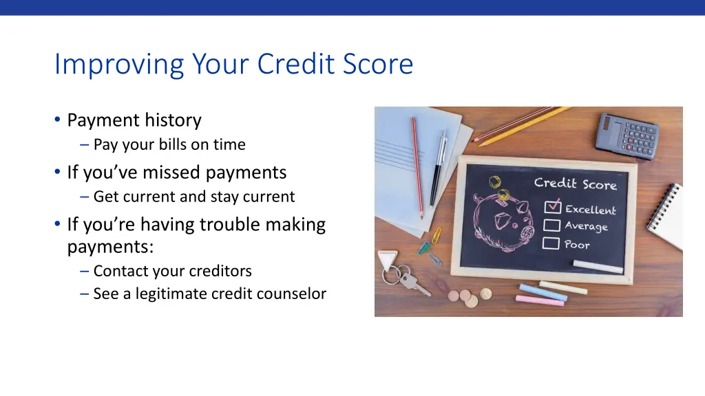 improving your credit score