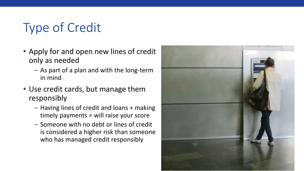 type of credit