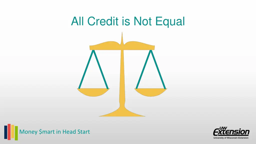 all credit is not equal