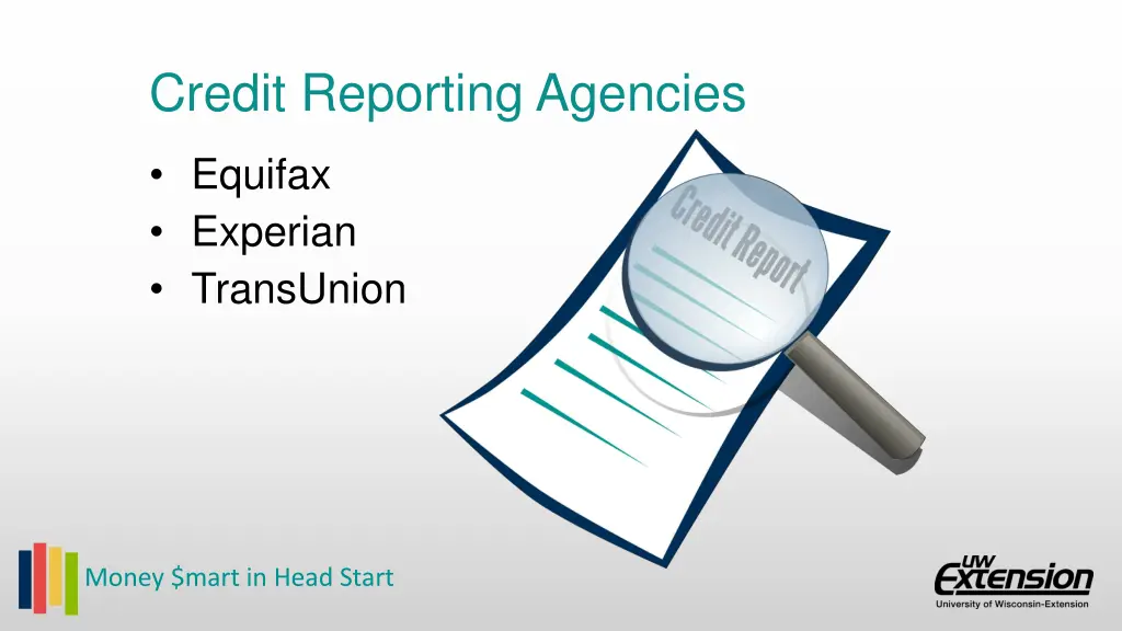 credit reporting agencies