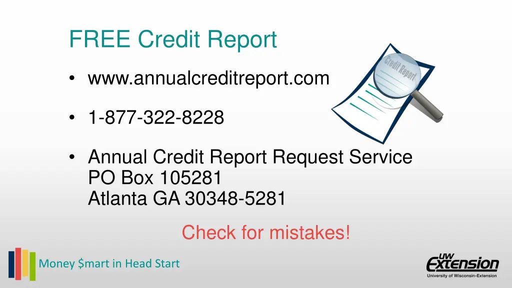 free credit report