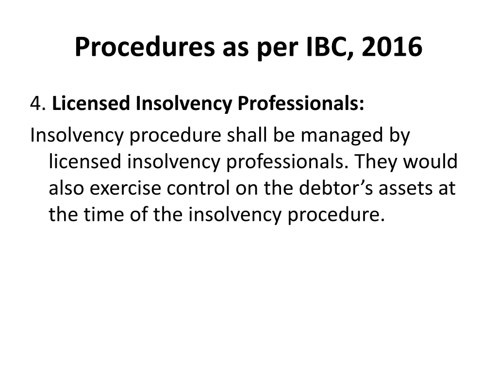 procedures as per ibc 2016 2