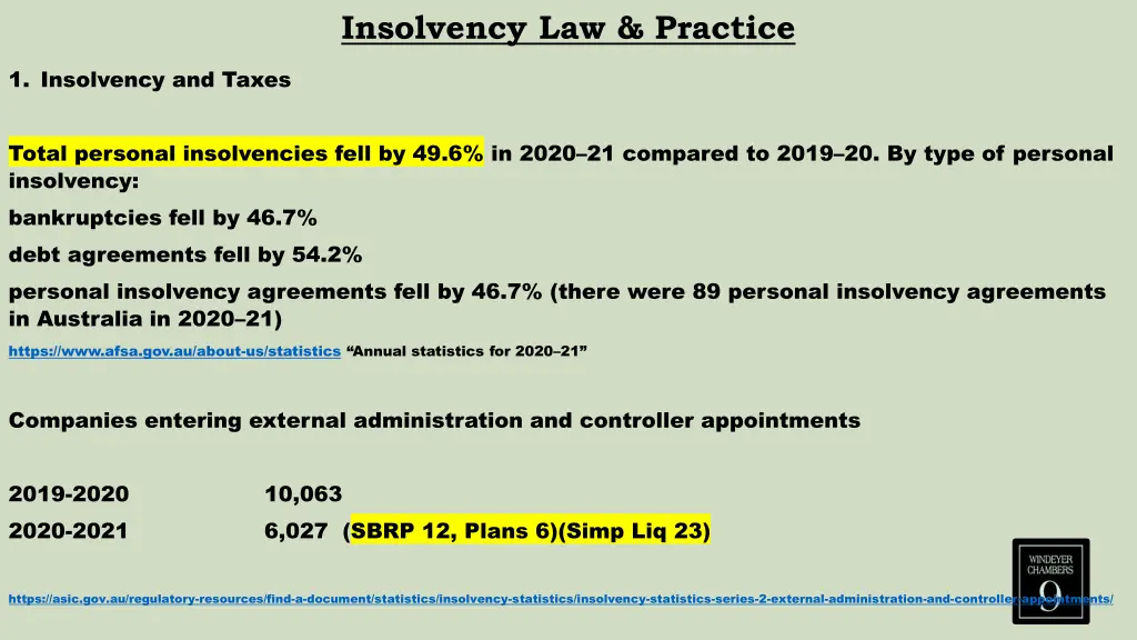 insolvency law practice 3