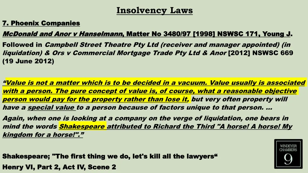 insolvency laws 24