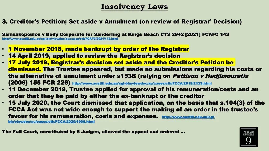 insolvency laws 6