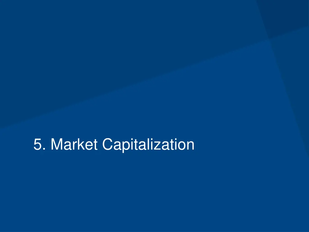 5 market capitalization