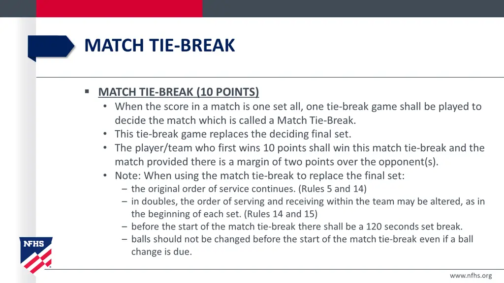 match tie break