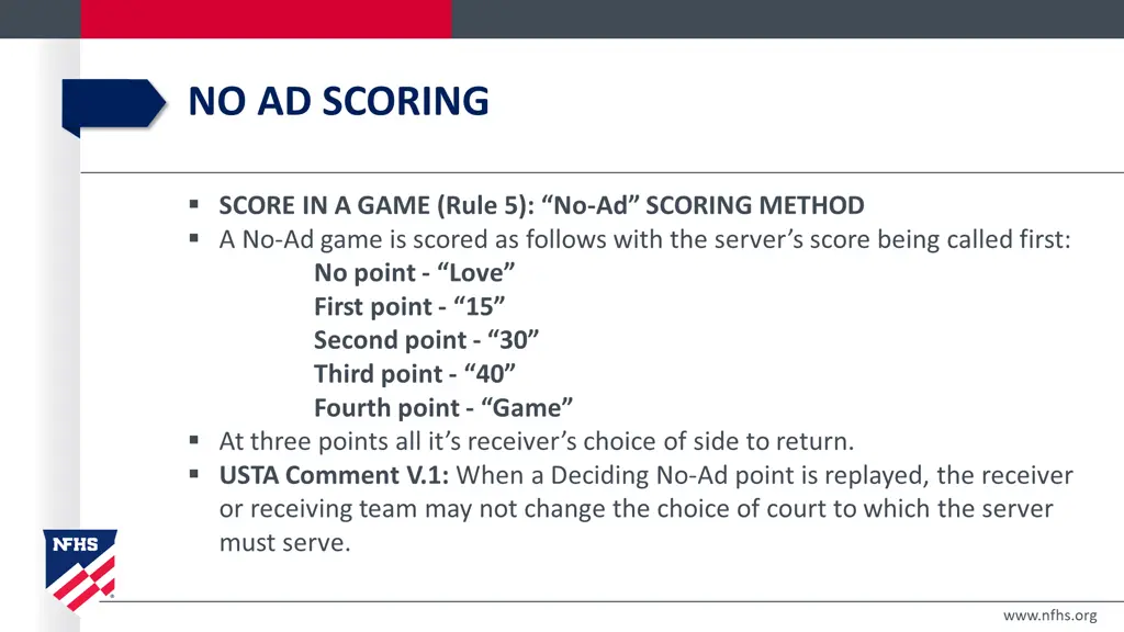 no ad scoring