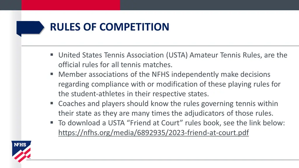 rules of competition