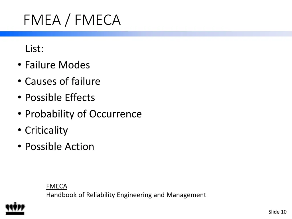 fmea fmeca