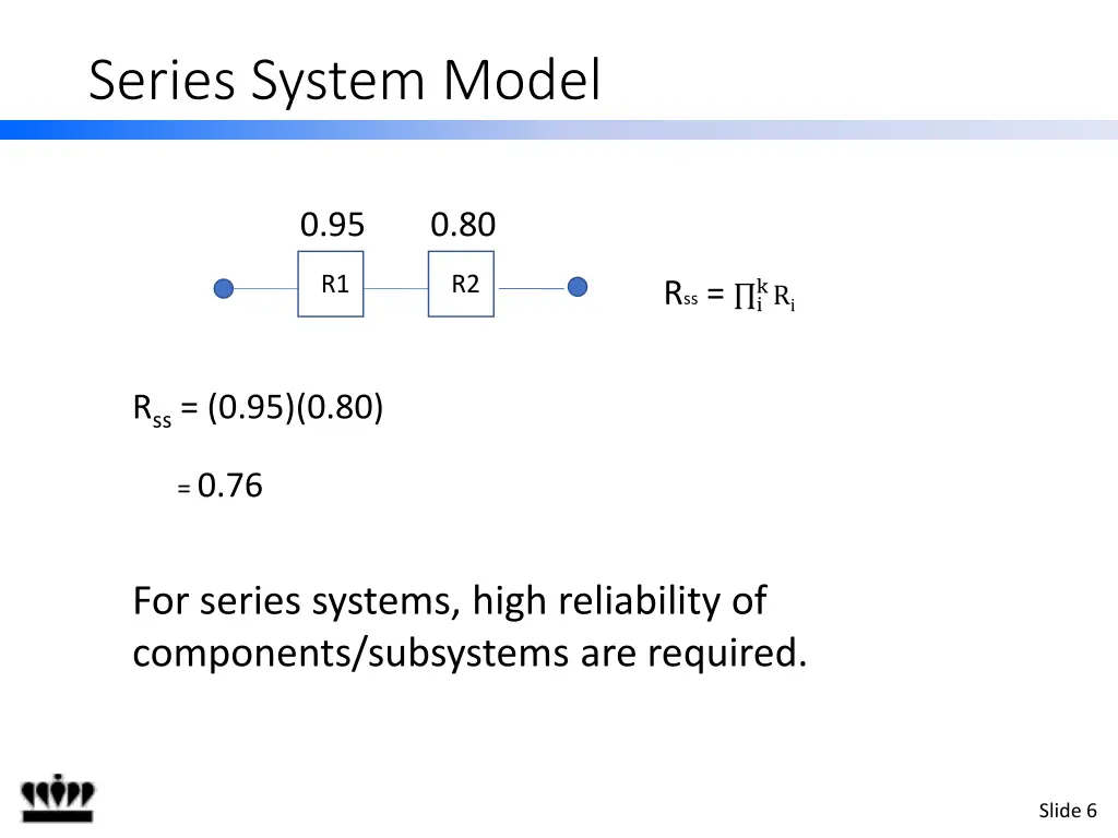 series system model