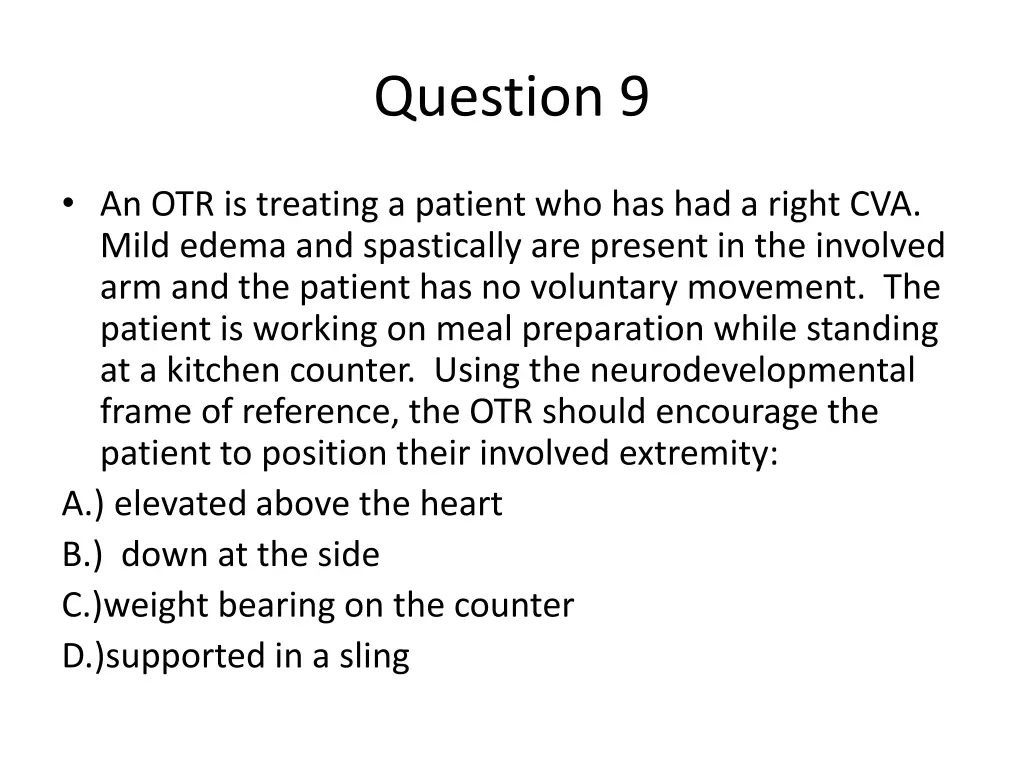 question 9