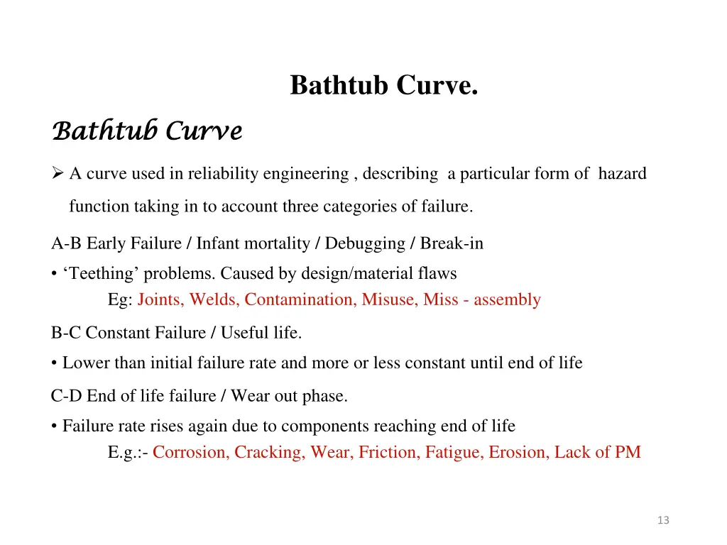 bathtub curve