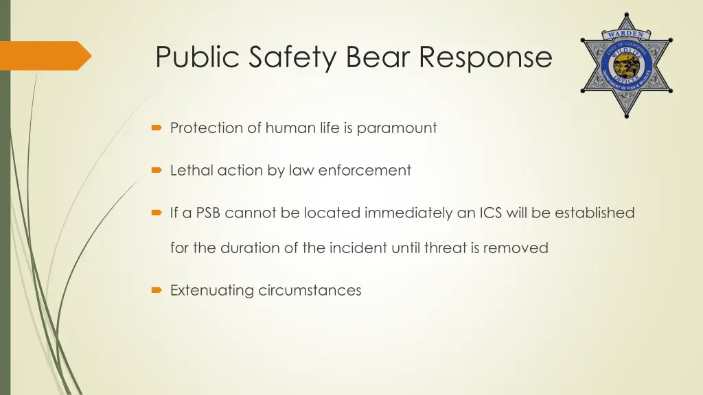 public safety bear response