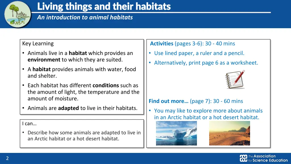 living things and their habitats living things