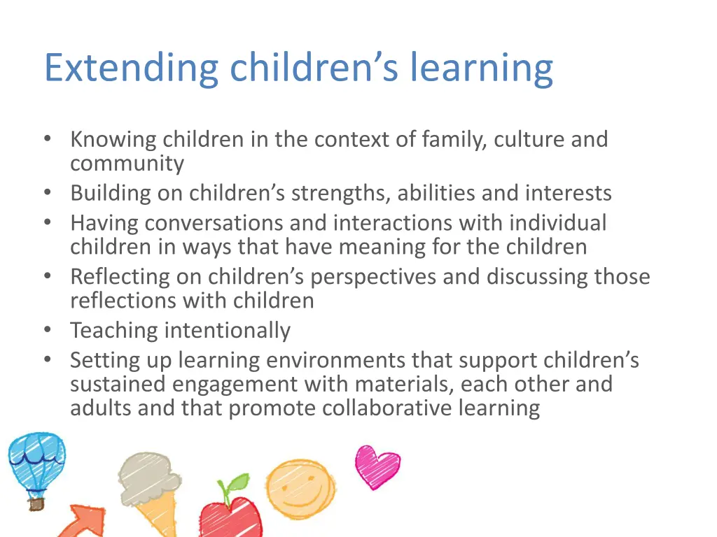 extending children s learning