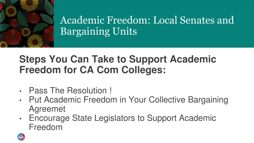 academic freedom local senates and bargaining 2