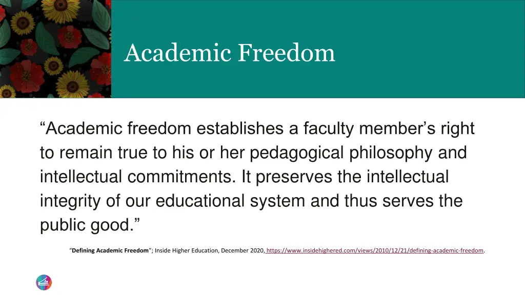 academic freedom