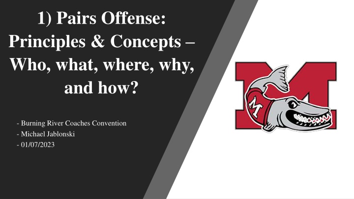 1 pairs offense principles concepts who what