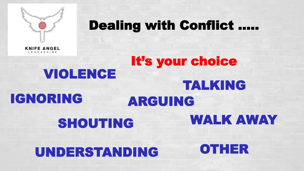 dealing with conflict dealing with conflict 1