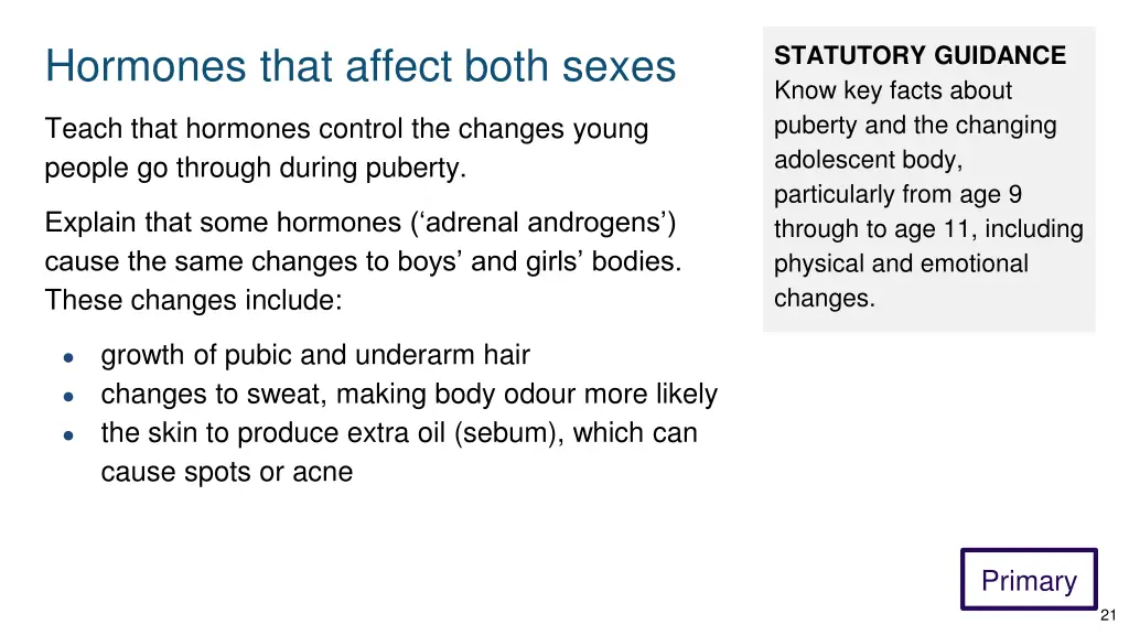 hormones that affect both sexes