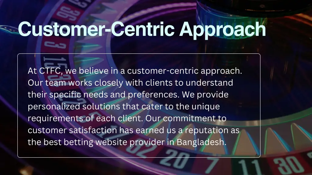 customer centric approach