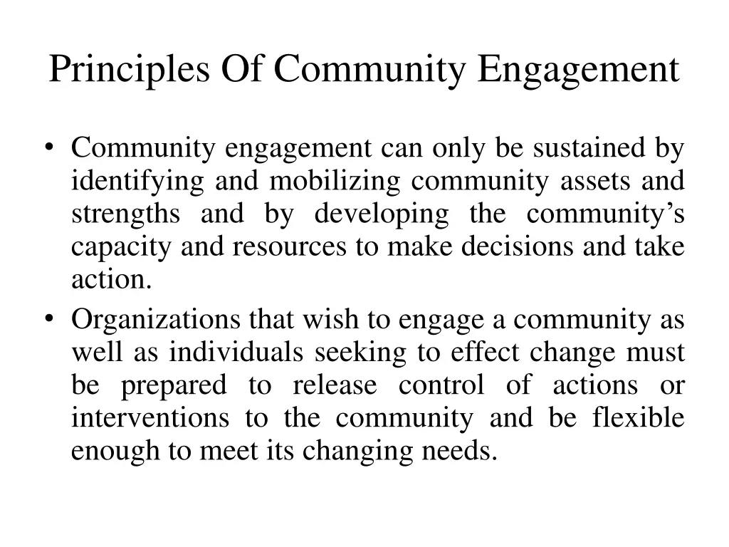 principles of community engagement 3