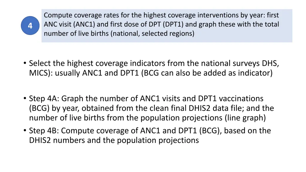 compute coverage rates for the highest coverage