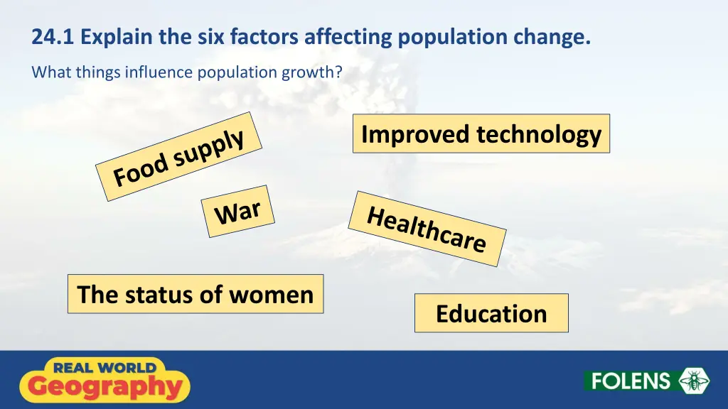 24 1 explain the six factors affecting population