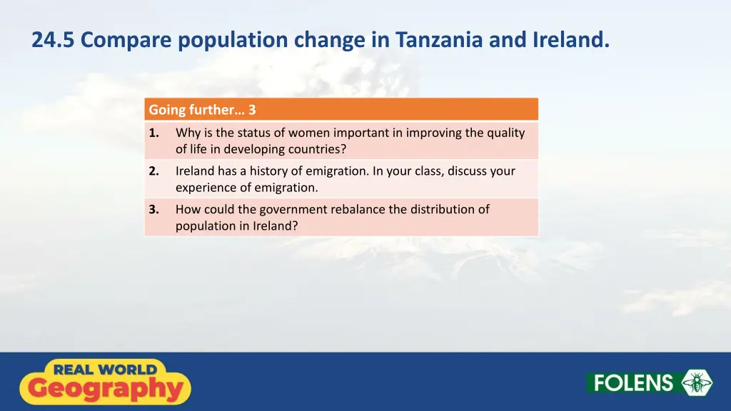 24 5 compare population change in tanzania 5