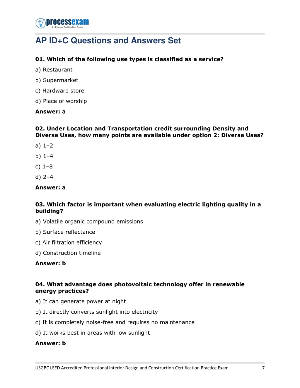 ap id c questions and answers set