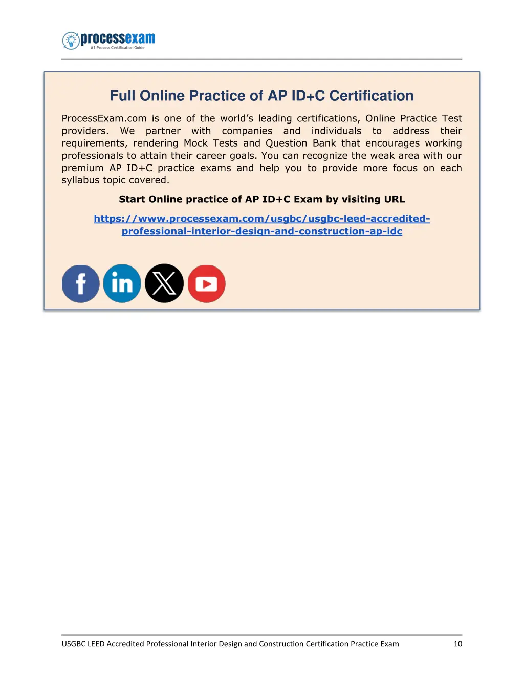 full online practice of ap id c certification