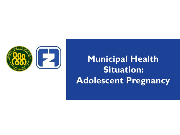 municipal health situation adolescent pregnancy