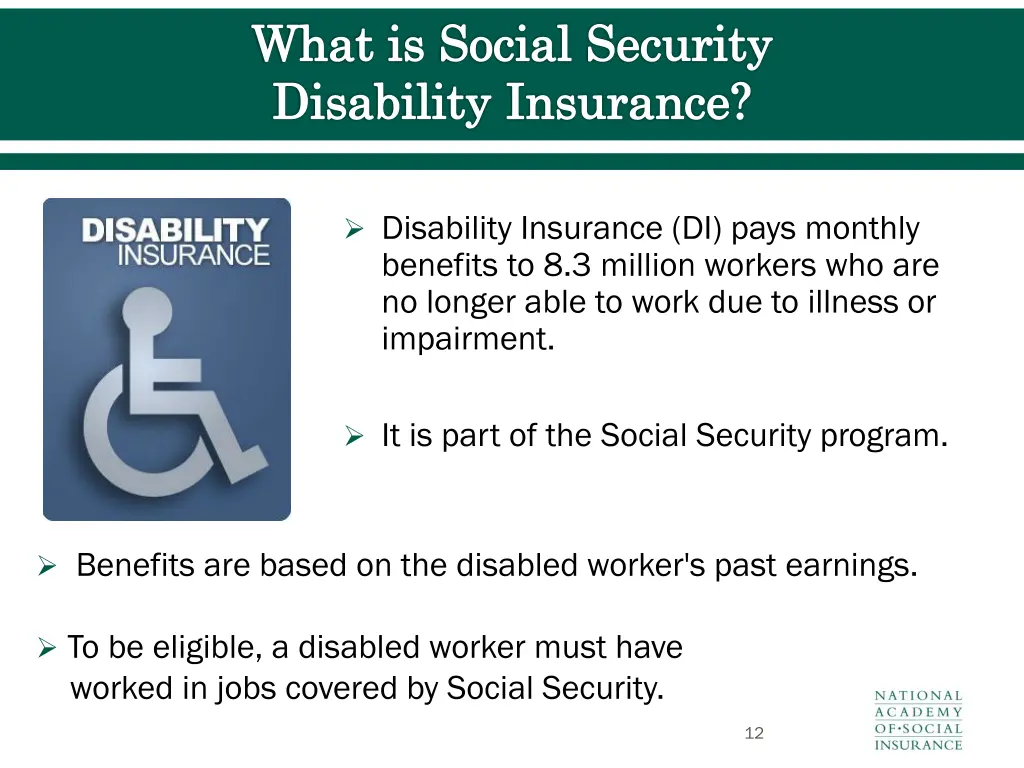 what is social security disability insurance