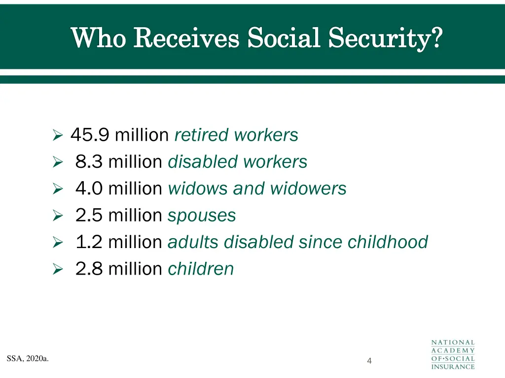 who receives social security