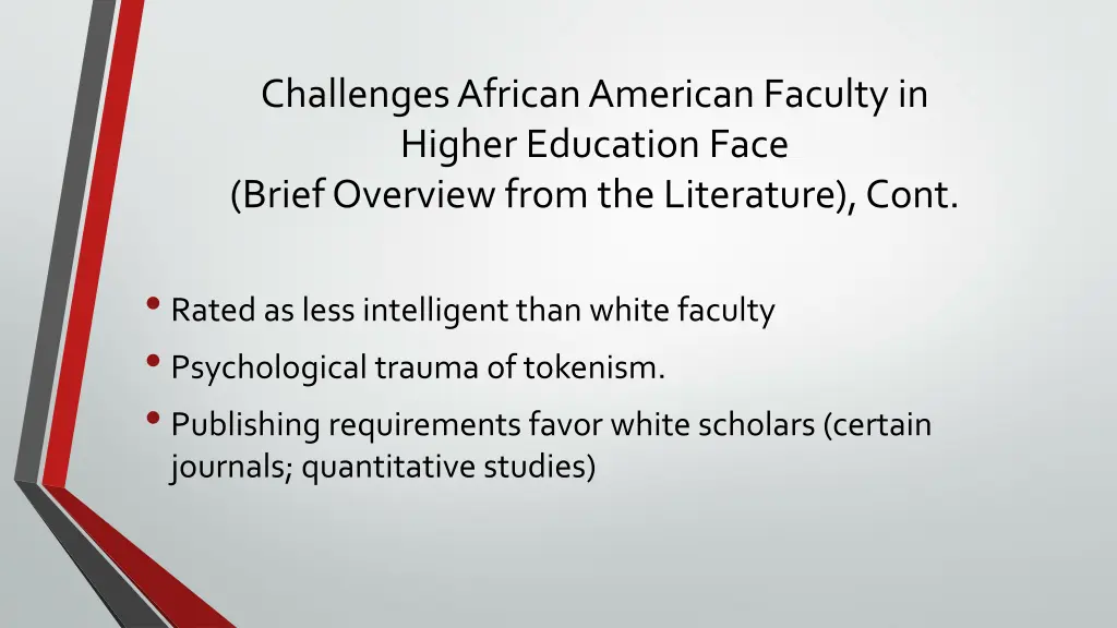 challenges african american faculty in higher 1