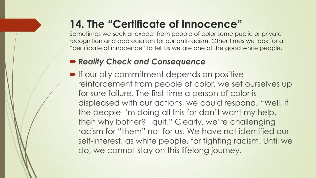 14 the certificate of innocence sometimes we seek