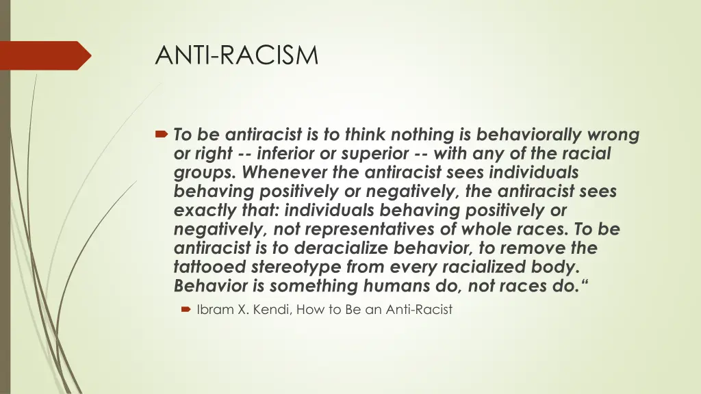 anti racism