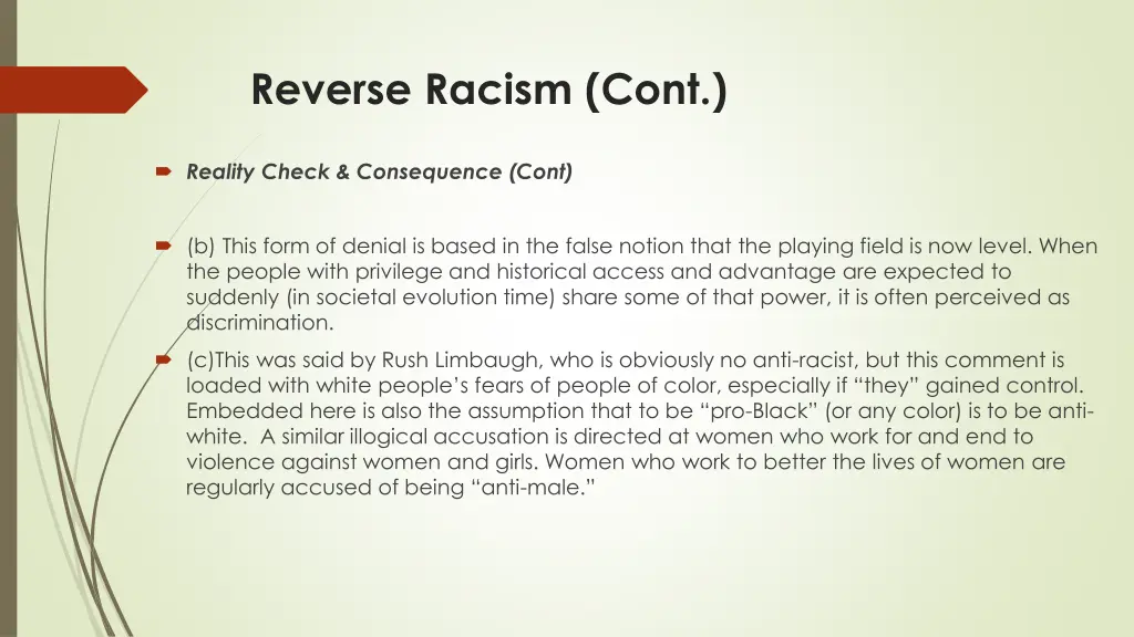 reverse racism cont