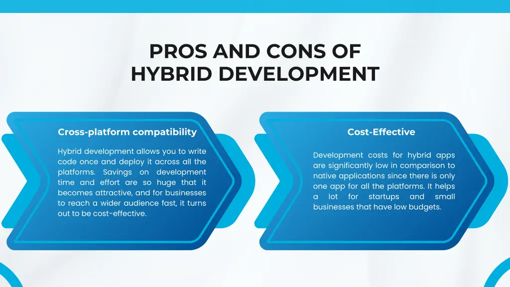 pros and cons of hybrid development