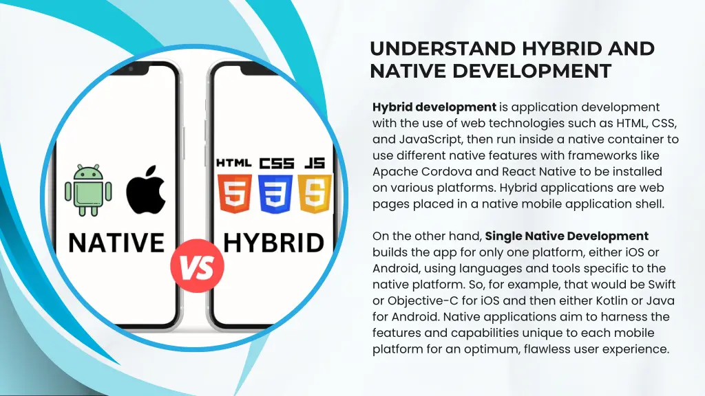 understand hybrid and native development