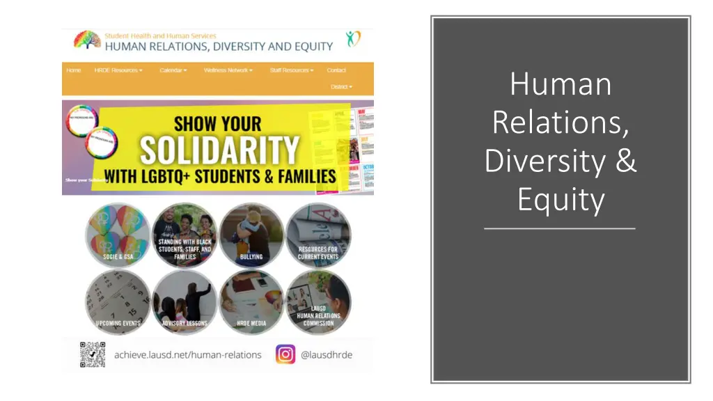 human relations diversity equity