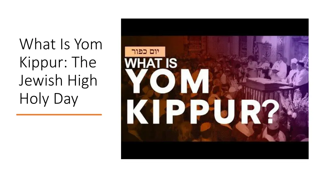 what is yom kippur the jewish high holy day