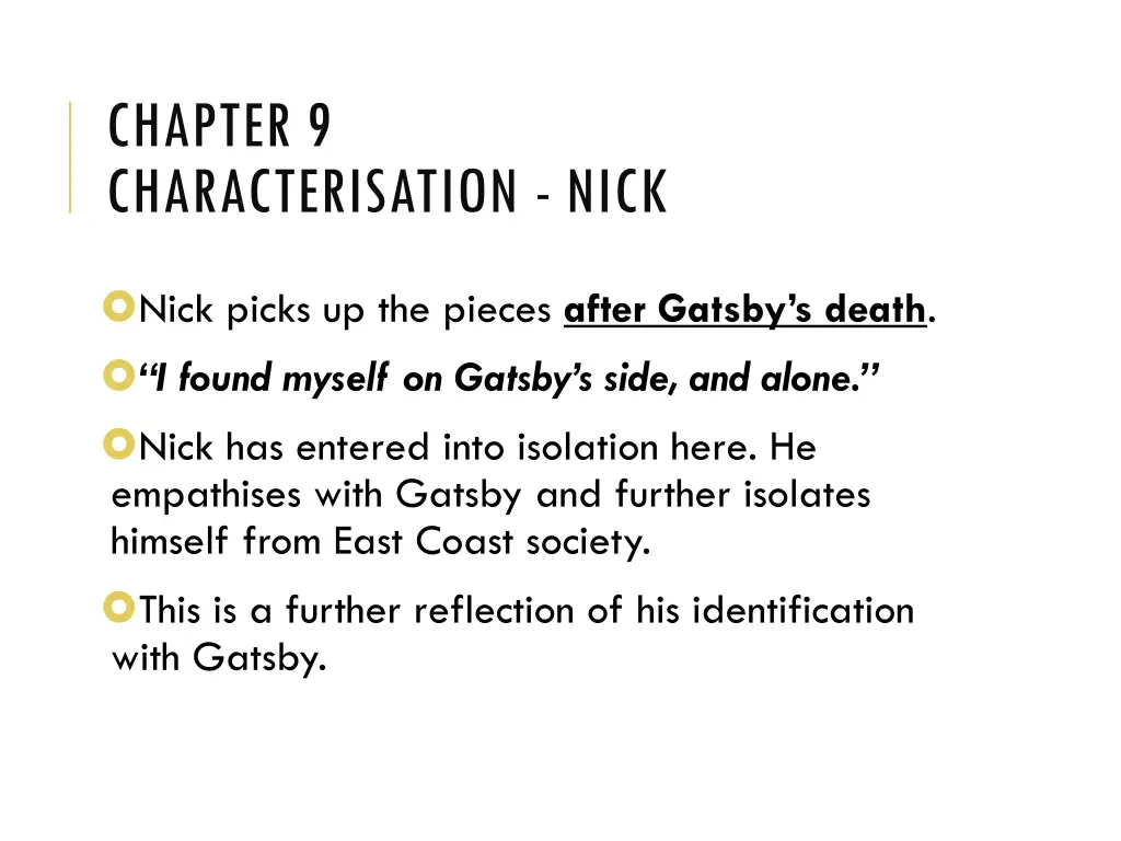 chapter 9 characterisation nick