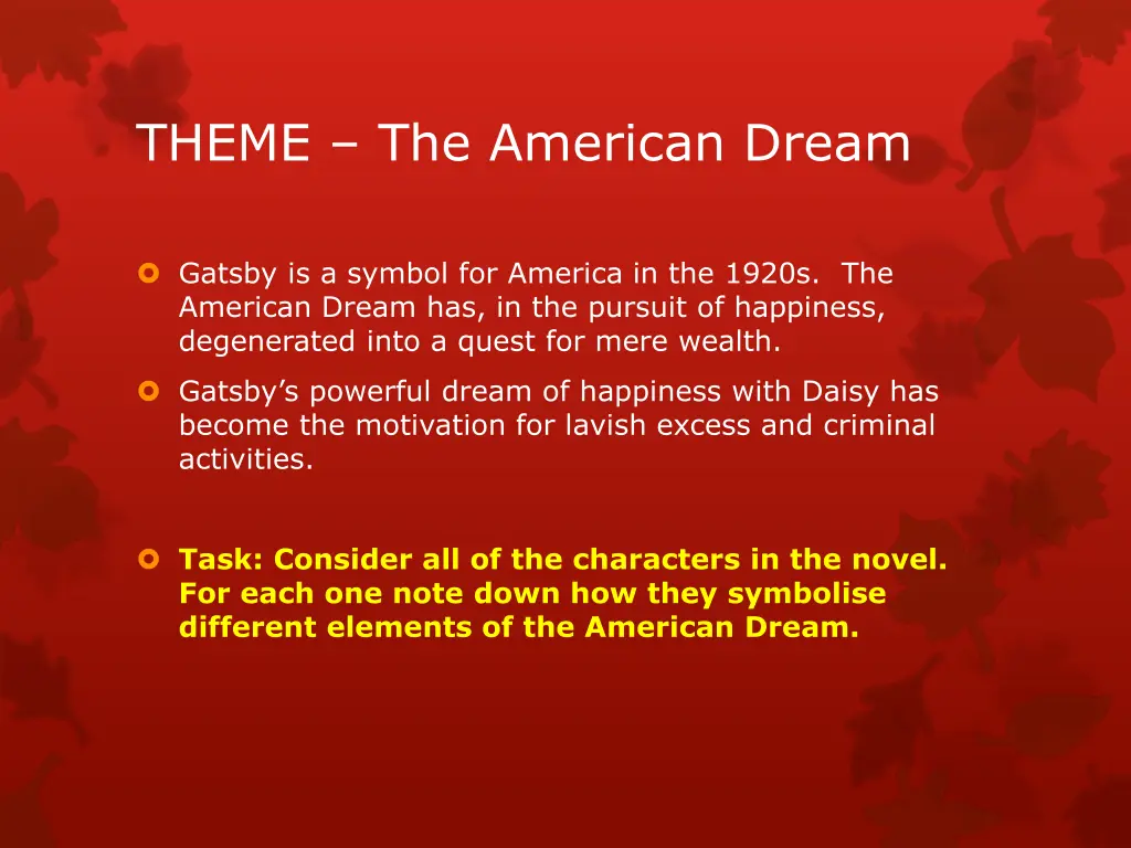 theme the american dream