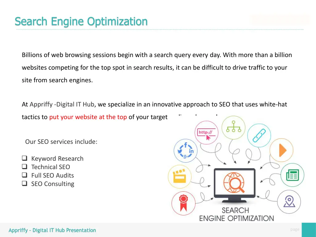 search engine optimization