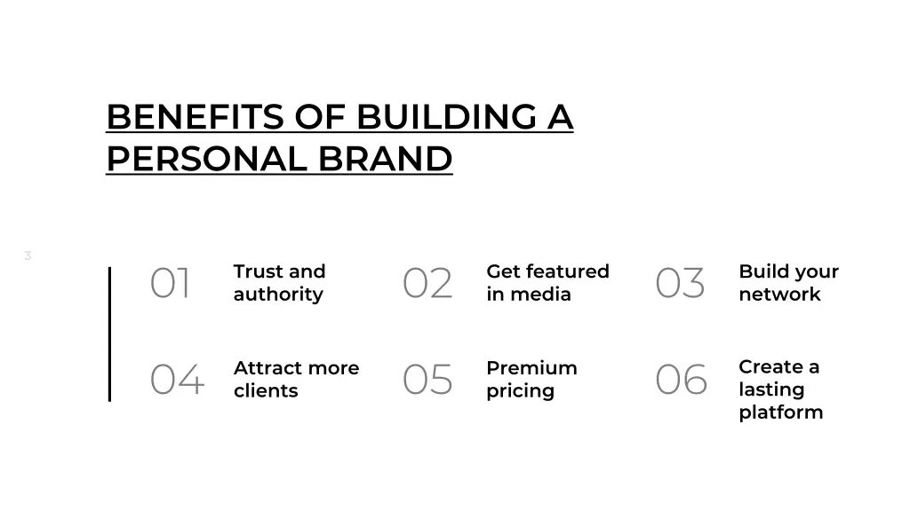 benefits of building a personal brand